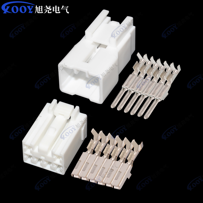 Factory direct white 6-hole DJ7064Y-2.2-11-21 car connector