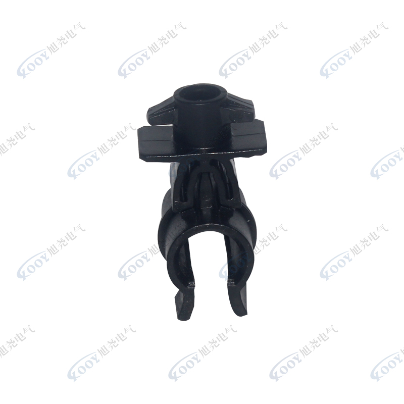 Factory direct sale black F adjustment whole point fixed ear car connector