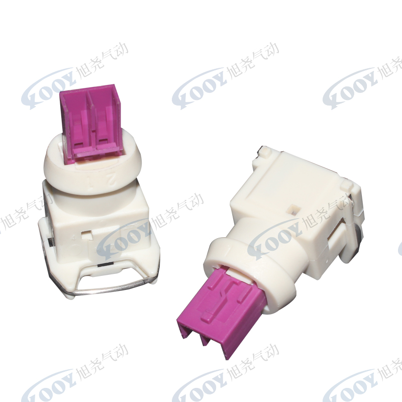 Factory direct white 2-hole DJ7024-3.5-21 car connector