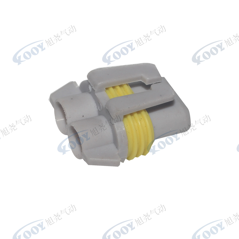 Factory direct sales gray 2 hole 9005 female car connector