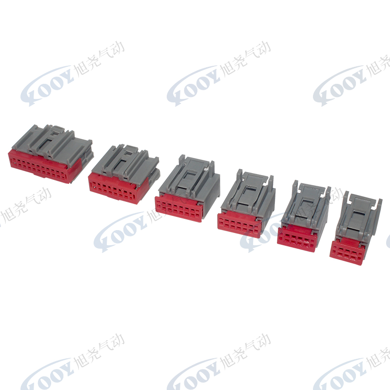Factory direct sales gray 6-8-10-12-16-22 hole car connector