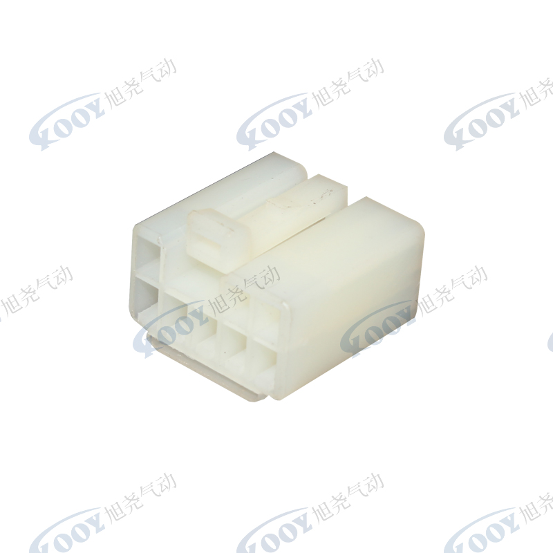Factory direct white 8-hole DJ7081-2.3-21 car connector