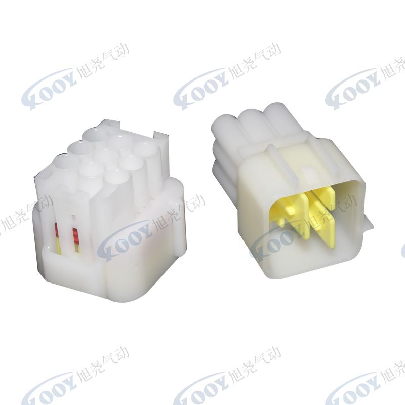 Factory direct white 9 hole DJ7091Y-2.3-11-21 car connector