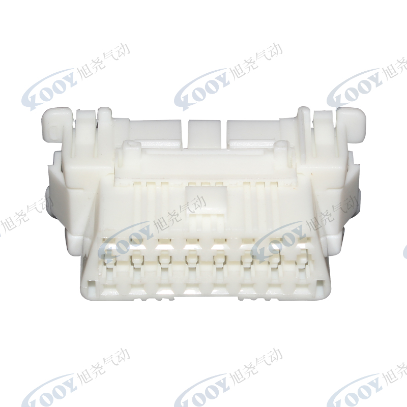 Factory direct white 16 hole DJ7163-1.8-21 car connector