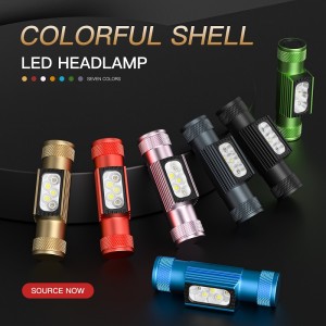 Factory Rechargeable Rechargeable Aluminum Waterproof Headlamp P8 XPG2 XPG3 SST20 Customized Colorful Color LED Torch