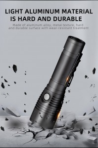 Powerful Rechargeable LED Mini Torch 7Modes Waterproof Camping outdoor LED USB Rechargeable flashlights