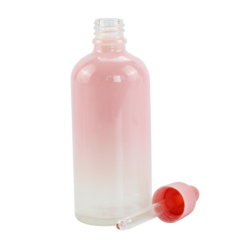Wholesale Cosmetic Matte Pink Glass Essential Oil Aromatherapy