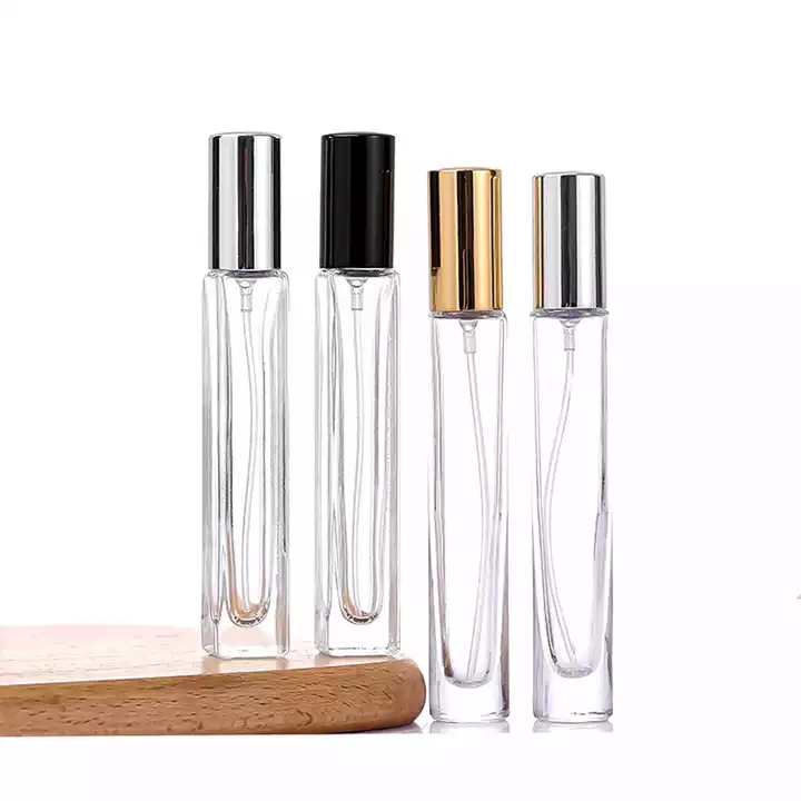 Wholesale Cosmetic Perfume Bottle Empty Amber Glass 5ml 10ml 15ml 20ml 30ml  Hand Lotion Spray Square Bottle From m.