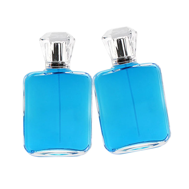 50ml Clear Glass Perfume Bottle Portable Travel Spray Bottle 100ml  Refillable Cosmetics Empty Aluminum Spray Head