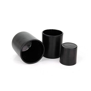 120ml 350ml 540ml Luxury empty Matte Black Glass Candle jar Container for scented Candle making