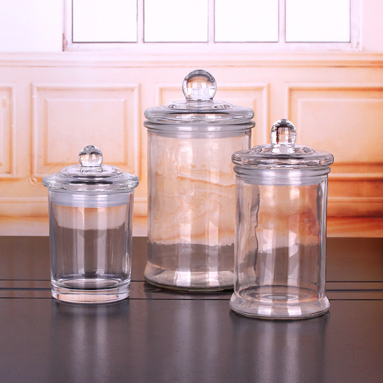 200ml 7oz frosted glass candle jars vessel with wooden cap for