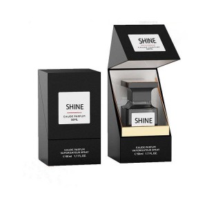 Luxury 30ml 50ml 100ml black Square Perfume Spray bottles refillable