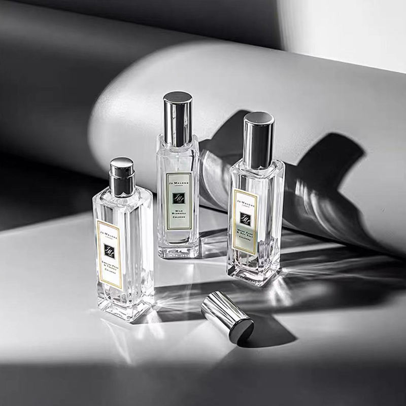 Custom Classic Clear Luxury Square Mist Spray 5ml 10ml 15ml 30ml 50ml Wholesale Empty Glass Perfume Bottle