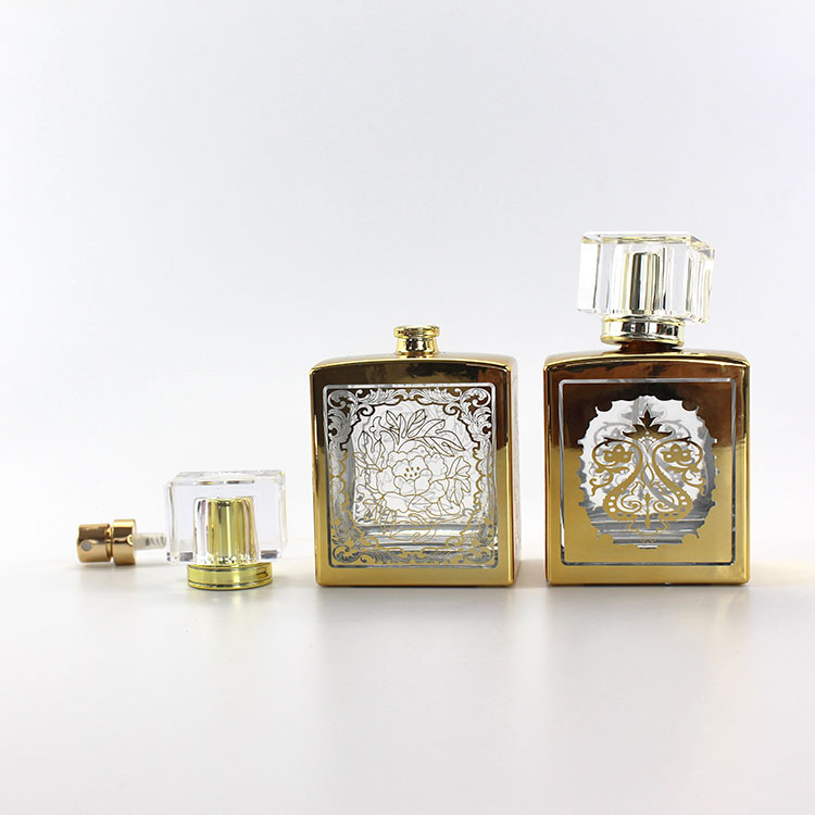 Luxury Perfume Bottle, Spray Bottle, Refillable Atomizer, Empty 1/2, 1, 2 &  4 oz