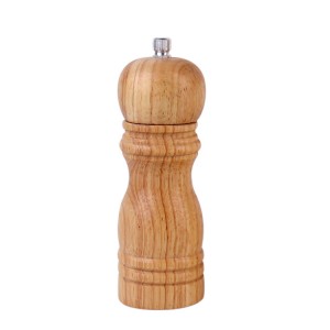 6 inch salt and pepper manual spice grinder mill for kitchen