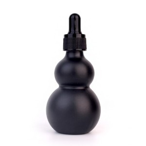 50ml Matte surface skincare body oil glass bottle with screw cap