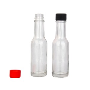 Wholesale hot sale soy sauce glass bottle with screw cap