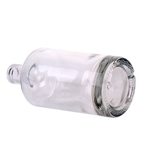 750ml high quality wine vodka glass bottle with stopper lid