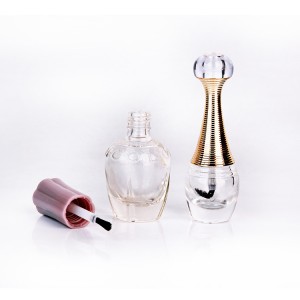 6ml 11ml 13ml 14ml nail polish glass bottle with brush cap
