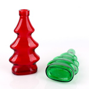300ml colorful christmas essential oil glass bottle