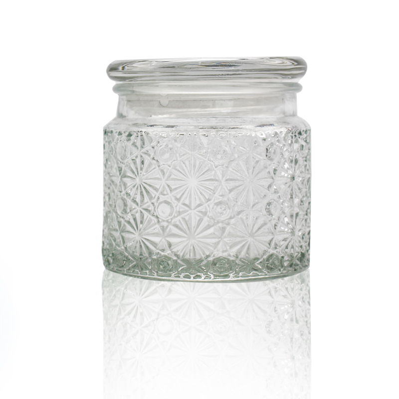 empty candle jars with lids