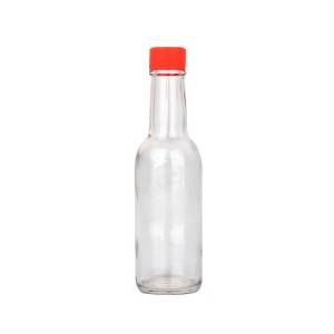 150ml sarew cap glass sauce bottle