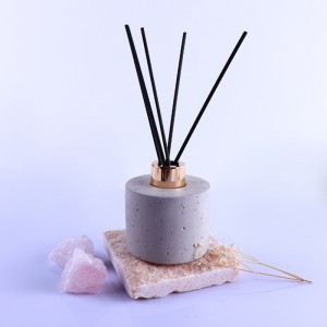 100ml new designs of concrete reed diffuser glass bottles