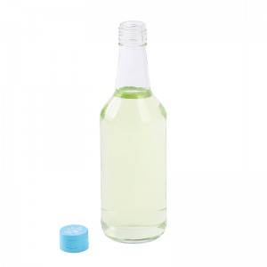 360ml clear glass drinking water bottle