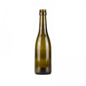 375ml burgundy wine glass bottle with screw top