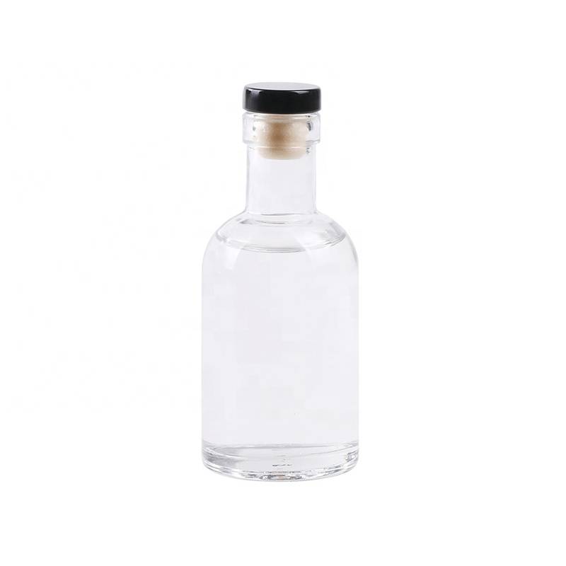 glass liqour bottle 
