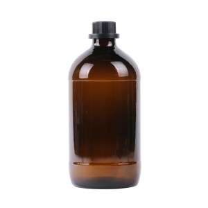 2.5L buy amber big glass reagent bottle with cap