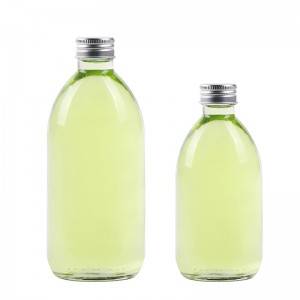 500ml juice beverage glass bottle na may screw cap