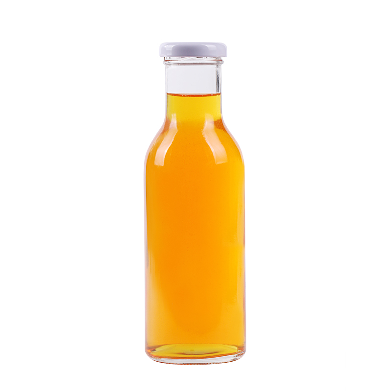 350ml wholesale drinking glass juice bottles with lids Featured Image