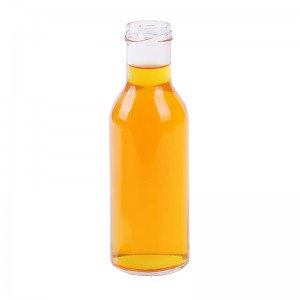 350ml wholesale drinking glass juice bottles with lids