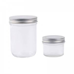 100ml 400ml empty glass jars containers for food