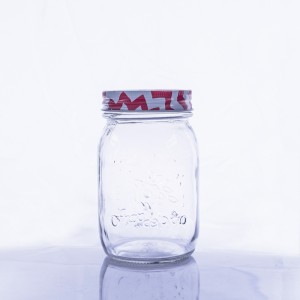 32oz glass mason jar with lid