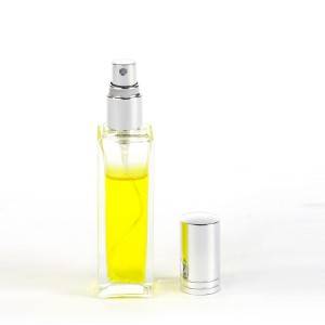 Clear square glass perfume bottle 20ml 30ml 50ml 100ml