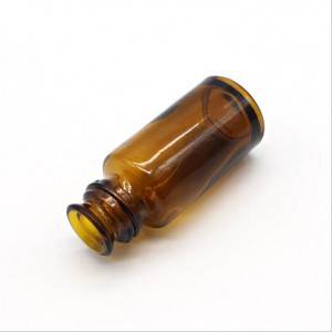 Botella de fragancia que empaqueta una botella de aceite esencial de vidrio ámbar