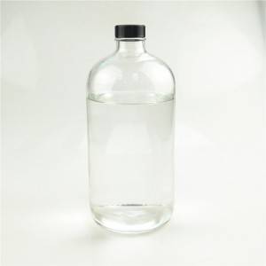1 l transparent round botson beverage bottle glass