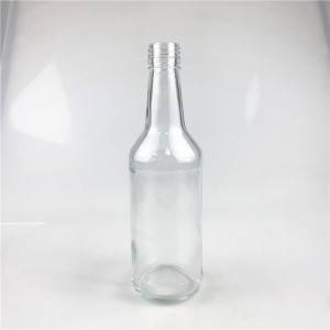 360ml transparent soju glass bottle for wine