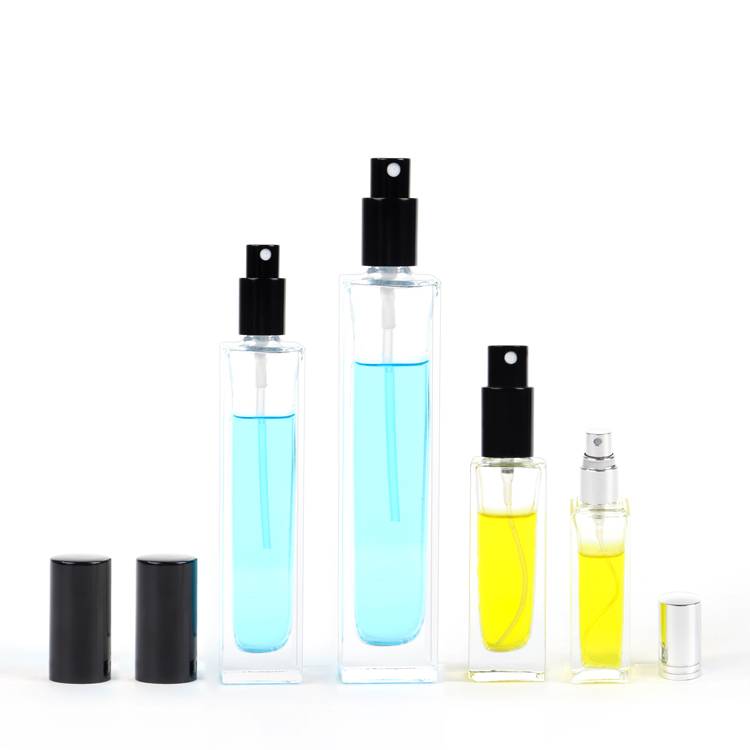 Clear square glass perfume bottle 20ml 30ml 50ml 100ml Featured Image