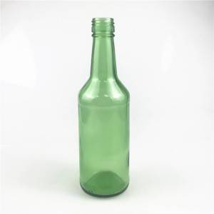 360ml green soju glass wine spirit bottle