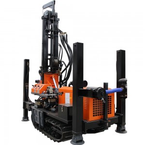 FYX180 High Quality Crawler Diesel Hydraulic 180m Drilling Deep Water Well Drilling Rig China Factory For Sale