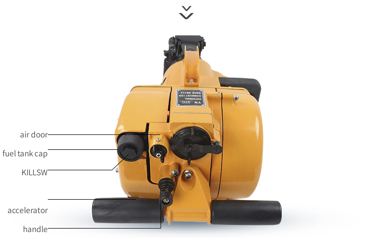 Factory Supply Hole Puncher Tools Drilling Breaker HammerGasoline Rock Drill  YN27C 5