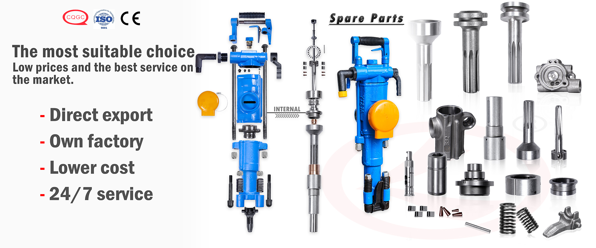 shenli supply all air pick rock drills Spare parts
