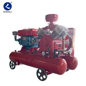 22KW diesel reciprocating mining piston air compressor for Mining