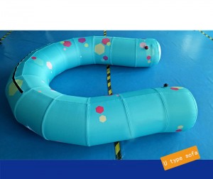 આઉટડોર પ્રદર્શન U-shaped #Inflatable TPU/PVC સોફા 018