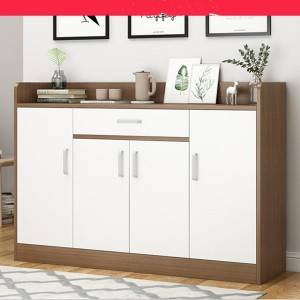 Shoe cabinet home entrance large capacity simple modern porch cabinet solid wood door simple storage cabinet locker