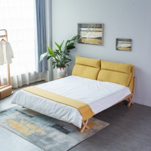 Nordic Modern Vuxen 1,5m 1,8m Soft Cushion Dubbelsäng 0282