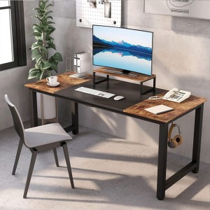 New Style Steel and Wood Combined Desktop Student Study Desk 0334